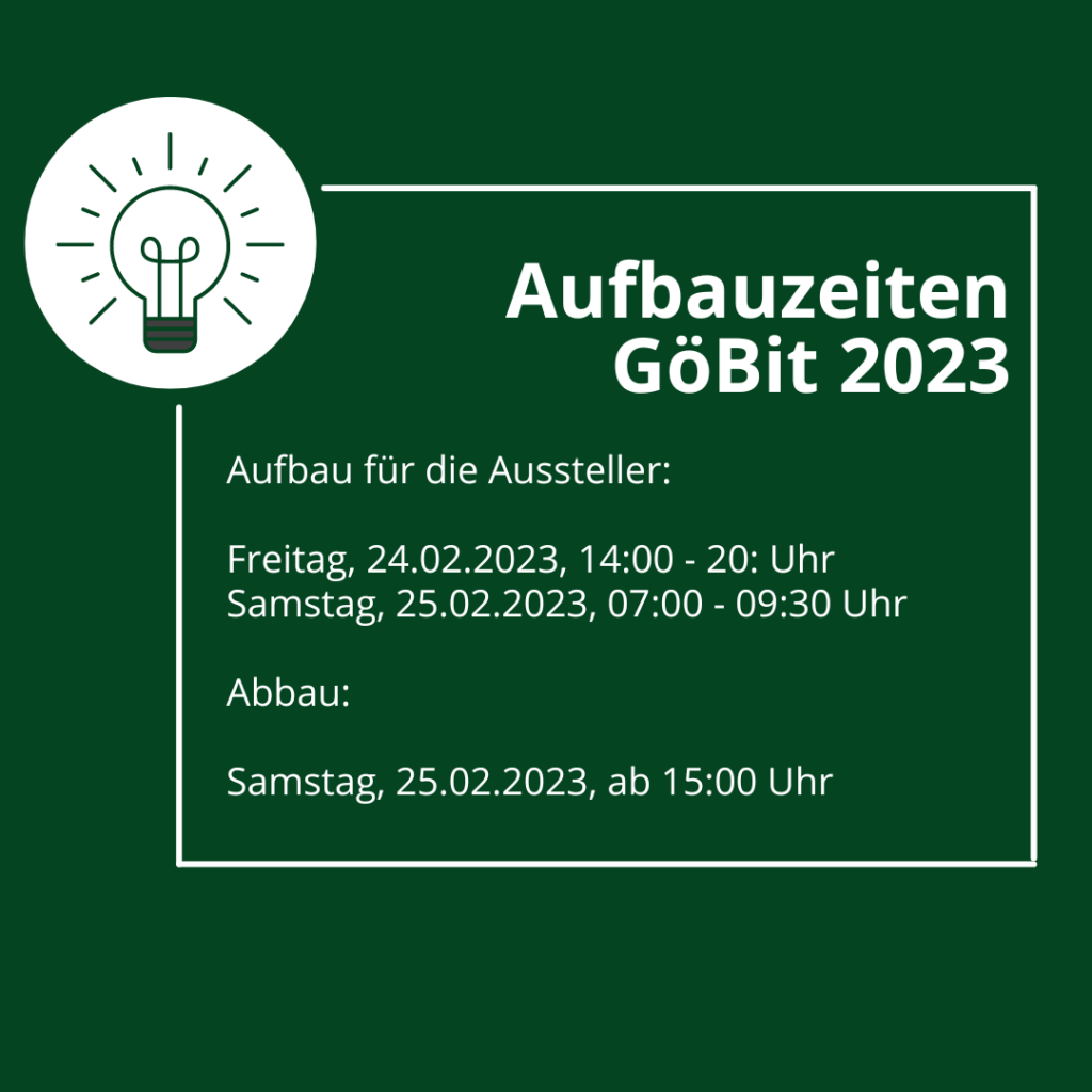 Aufbauzeiten 2023